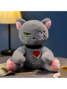 Dark Gothic Style Plush Pet Toy Cat